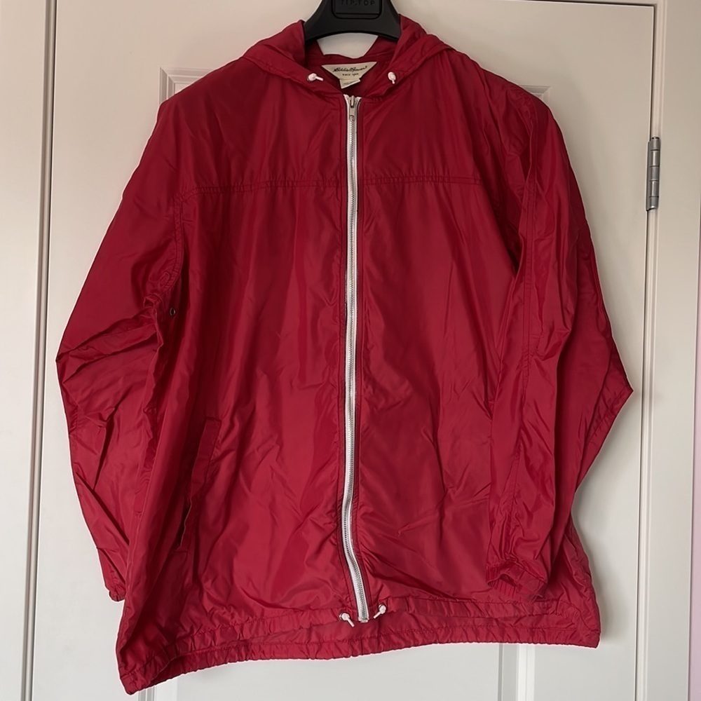VGC Eddie Bauer Red Nylon Shell - Size XXL